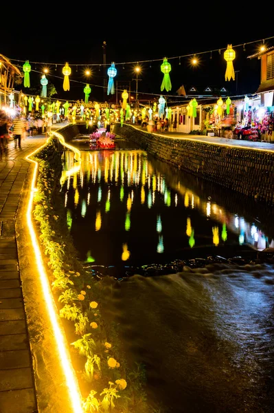 Chiang Mai Thailand Νοεμβρίου 2022 Khlong Mae Kha Floating Market — Φωτογραφία Αρχείου