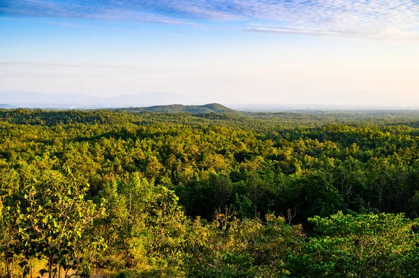 Natural View at Pha Chor View Point in Mae Wang National Park, Chiang Mai Province.