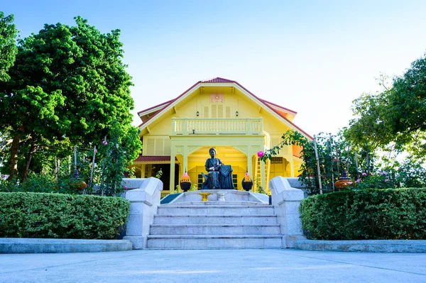 Chiang Mai, Thailand - January 11, 2023 :The Daraphirom Palace Museum is an important historical building in Mae Rim District, Chiang Mai Province.