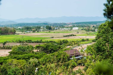 Chiang Rai, Tayland 'daki Mae Khachan manzarası.