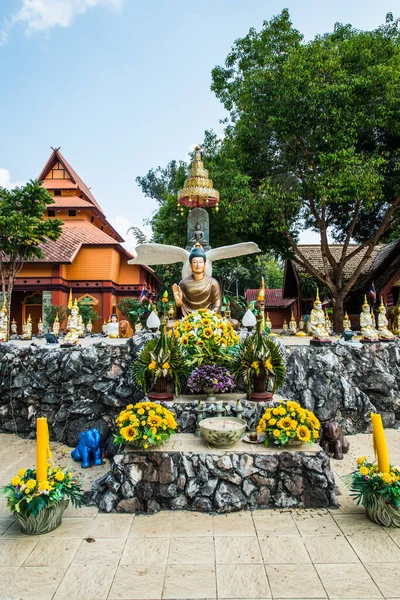 stock image Buddhism statue at Wiang Ka Long cultural city, Thailand.