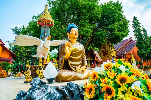 Buddhismus Statue Der Kulturstadt Wiang Long Thailand — Stockfoto