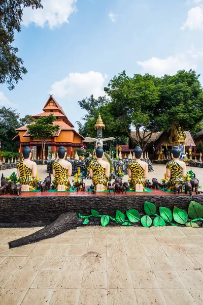 stock image Buddhism statue at Wiang Ka Long cultural city, Thailand.