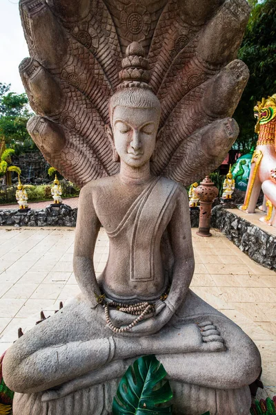 Статуя Будди Зроблена Каменю Таїланд — стокове фото
