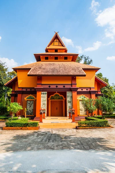 Hermoso Edificio Ciudad Cultural Wiangkalong Tailandia — Foto de Stock