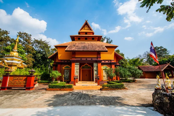 Красивое Здание Городе Культуры Wiangkalong Таиланд — стоковое фото