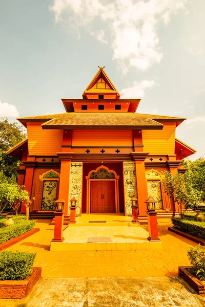 stock image Beautiful building in Wiangkalong culture city, Thailand.