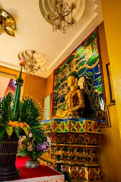 Sri Ariyamettai Saint Bouddhiste Wiangkalong Ville Culture Thaïlande — Photo