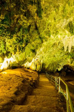 Landscape of Thamluang cave in Thamluang Khunnam Nangnon National Park, Chiang Rai province.