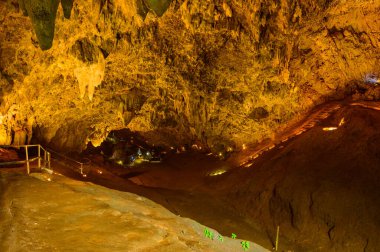 Landscape of Thamluang cave in Thamluang Khunnam Nangnon National Park, Chiang Rai province.