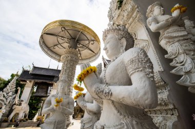 San Pa Yang Luang Tapınağı, Tayland 'da güzel bir kalıp sanatı..