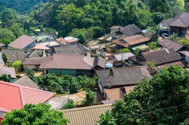 Pha Hi village on the mountain, Chiang Rai province.