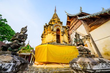 Ancient Pagoda of Wat Khun Khong Luang in Hang Dong District, Thailand.