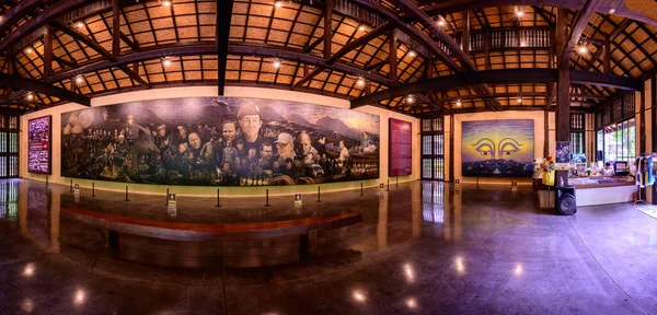 Чанг Рай Таиланд Июля 2020 Года Панорама Мемориального Павильона Национальном — стоковое фото