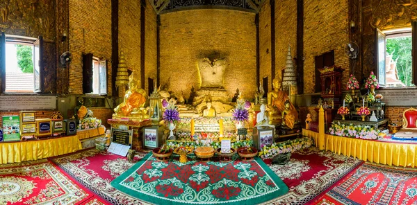 Chiang Rai Thailand July 2020 Panorama View Ancient Buddha Statue — Foto de Stock