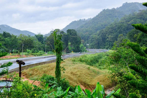 Highway Rain Chiangmai Province Thailand — Stock fotografie