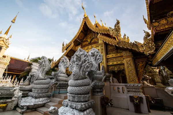 Igreja Estilo Lanna San Yang Luang Templo Tailândia — Fotografia de Stock