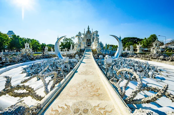 Chiang Rai Thailand Листопада 2020 Wat Rong Khun White Temple — стокове фото