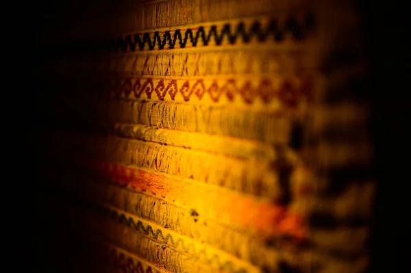 Woven Manuscript Textiles Chiangmai Province Таїланд — стокове фото