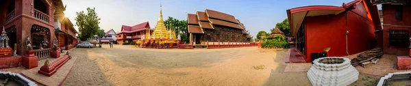 Chiang Mai Thailand February 2021 Panorama View Wat Phan Tao — Foto de Stock