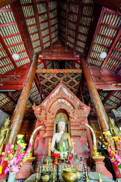 Чан Май Тайланд Марта 2021 Года Статуя Древнего Будды Ват — стоковое фото