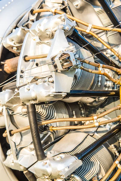 stock image Close up of airplane engine, Thailand.