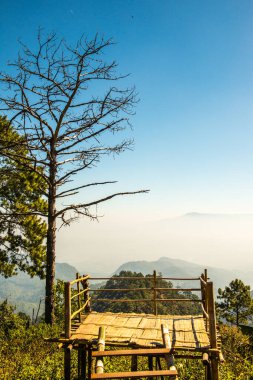 Tayland 'ın Chiangmai eyaletindeki dağ manzarası..