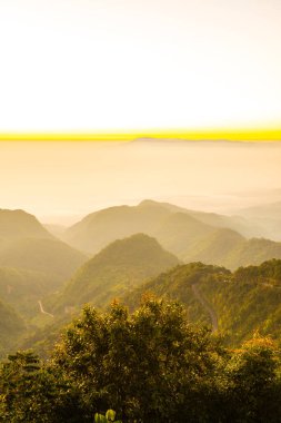 Mon Sone bakış açısıyla gün doğumu, Tayland.