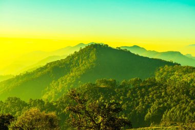 Mon Sone bakış açısıyla gün doğumu, Tayland.