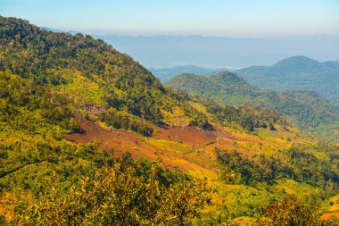 Doi Ang Khang, Tayland 'da dağ manzarası.