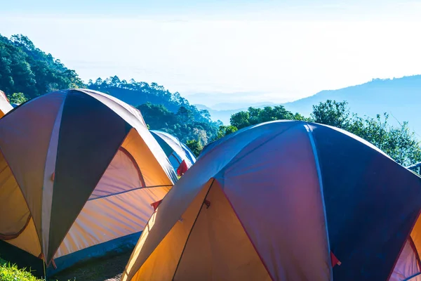 Patio Camping Montaña Tailandia — Foto de Stock