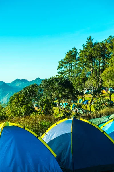 Campingplats Fjället Thailand — Stockfoto