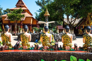 Wiang Ka Long Kültür Şehri, Tayland 'da Budizm Heykeli.