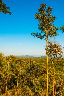 Prayodkhunpol Dağ Manzarası Wiang Kalong Tapınağı, Tayland.