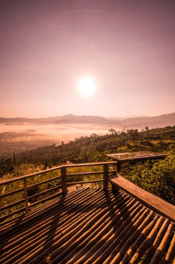 Phu Langka Ulusal Parkı, Tayland Güzel Dağ Manzarası.