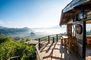 Phu Langka Ulusal Parkı, Tayland Güzel Dağ Manzarası.