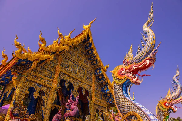 stock image Rong Sua Ten temple in Chiang Rai province, Thailand.