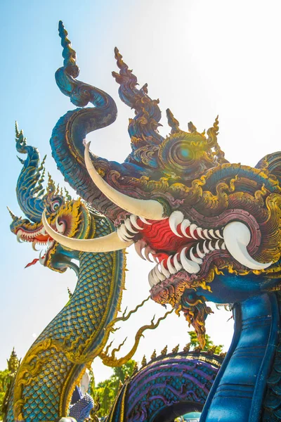 Himmapan Staty Rong Sua Ten Tempel Thailand — Stockfoto
