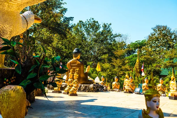 Άγαλμα Βουδισμού Στο Wiang Long Πολιτιστική Πόλη Ταϊλάνδη — Φωτογραφία Αρχείου