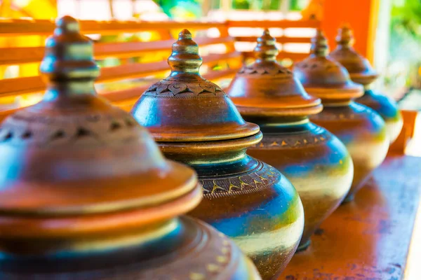 stock image Thai style water pot, Thailand.