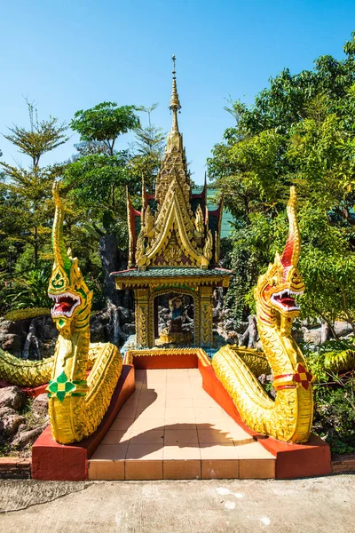 stock image Shrine of earth goddess in Wiang Ka Long cultural city, Thailand.