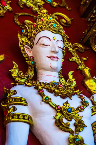 Tayland Tarzı Güzel Bir Melek Prayodkhunpol Wiang Kalong Tapınağı Tayland — Stok fotoğraf