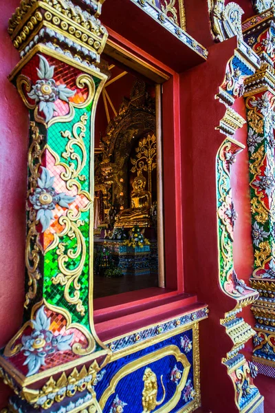 泰国Prayodkhunpol Wiang Kalong寺庙美丽的泰国教堂 — 图库照片