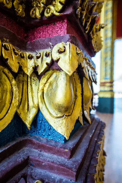 Arte Moldeo Estilo Tailandés Templo Prayodkhunpol Wiang Kalong Tailandia — Foto de Stock