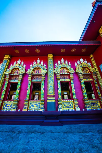Piękny Tajski Kościół Świątyni Prayodkhunpol Wiang Kalong Tajlandia — Zdjęcie stockowe