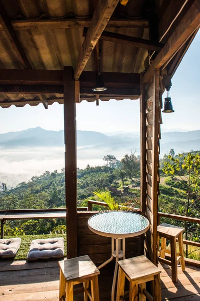 Home Gyönyörű Mountain View Phu Langka Nemzeti Park Thaiföld — Stock Fotó
