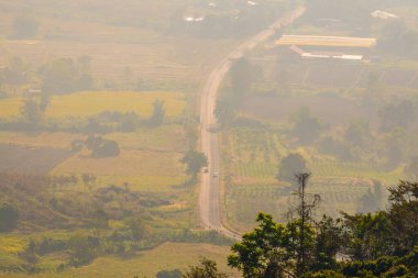 Phu Langka Ulusal Parkı, Tayland Güzel Dağ Manzarası.