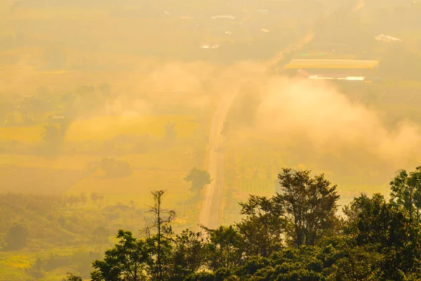 Phu Langka Ulusal Parkı, Tayland Güzel Dağ Manzarası.