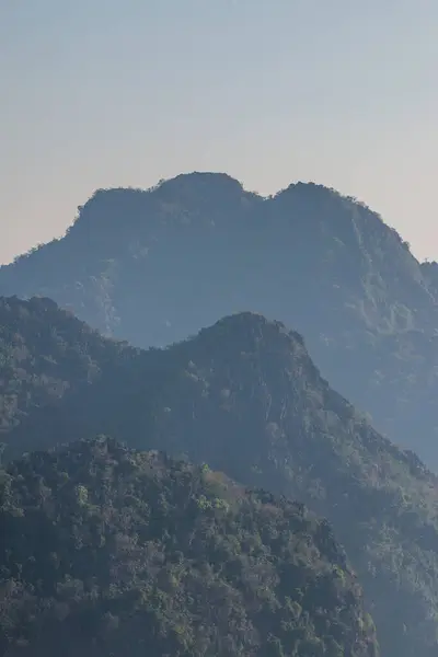 Prachtig Uitzicht Bergen Van Phu Langka National Park Thailand — Stockfoto