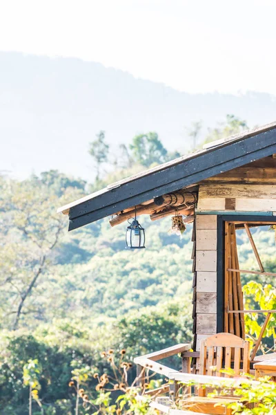 Stock image Home and Beautiful Mountain View at Phu Langka National Park, Thailand.